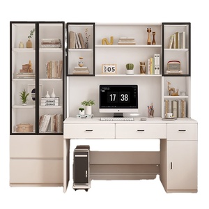 High-quality <strong>Simple</strong> Children's Study Table Wooden <strong>Desk</strong> with Bookcase Bookshelf Office <strong>Computer</strong> <strong>Desk</strong> Student Study Table - Product Image 1