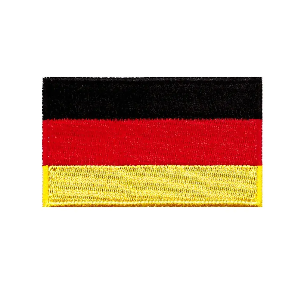 Deutschland Flagge Stickerei Design, deutsche Wappen Flagge gestickt Deutschland Adler Patch Aufbügeln Nähen auf Bundes dienst Flagge