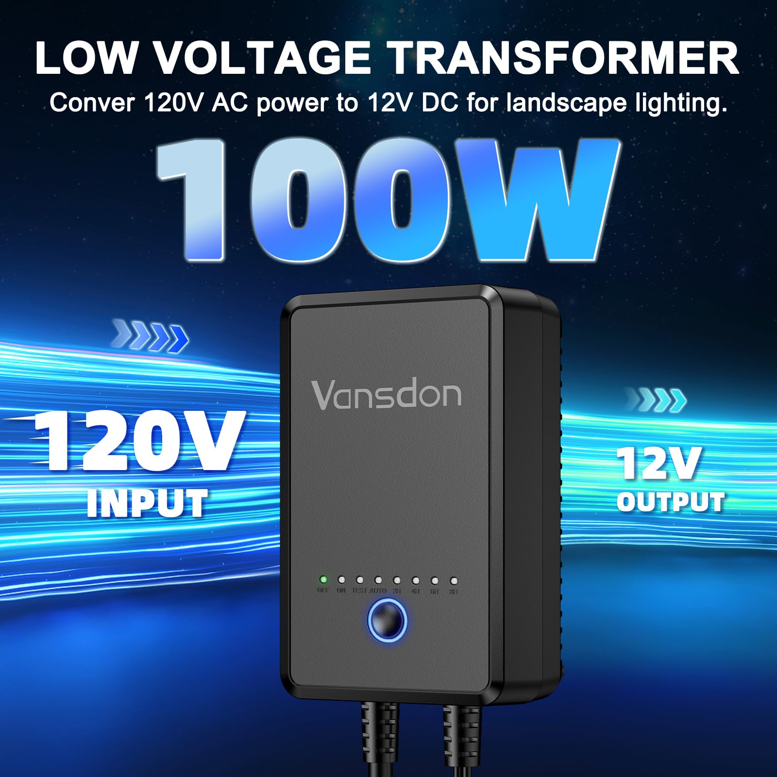 100W