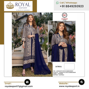 Made in <strong>India</strong> Launching New Indian Ethnic Clothing Heavy Georgette Plazzo Set with Sequence &amp; Embroidery Work - Product Image 2