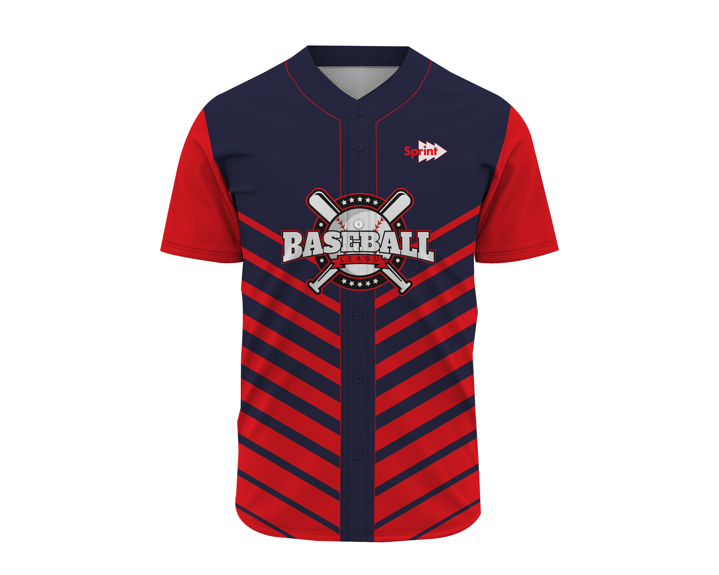 Navy & Red