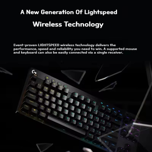 定制俄罗斯RGB人体工程学游戏键盘鼠标组合，适用于罗技G Pro X有线电脑笔记本电脑移动，适用于办公室和游戏玩家 - Product Image 4