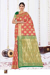 Ronisha d.no-125 banarasiヘビーブティックサリーインドの卸売業者 - Product Image 6
