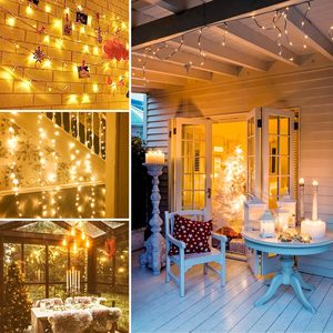 66ft RGB Christmas <strong>String</strong> <strong>Lights</strong> Outdoor Street Waterproof Decoration 8 <strong>Pattern</strong> Fairy Holiday <strong>String</strong> <strong>Lights</strong>