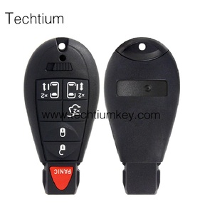 5 + 1 pulsante di ricambio per chiave Auto Chrysler telecomando per JEEP CHEROKEE 2014-2019 433mhz FCC GQ4-53T 7961 & 4A Chip - Product Image 5