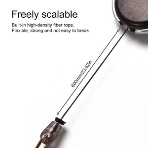 Deyi Bán Buôn Nhiệm Vụ Nặng Nề Có Thể Thu Vào Huy Hiệu Chủ Reel Kim Loại ID Người Giữ Huy Hiệu Với Vành Đai Clip Vòng Chìa Khóa Cho Thẻ Tên Keychain - Product Image 6