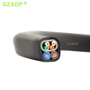Ethernet de red Lan Cat5e para interiores/exteriores con alimentación 2C para sistema de cámaras de seguridad CCTV - Product Image 6