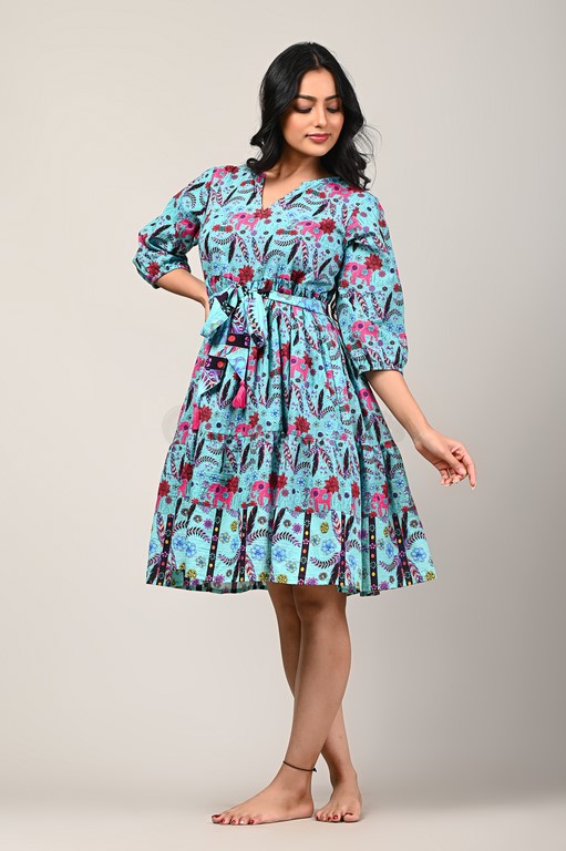 ท้องฟ้าสีฟ้าและสีชมพู