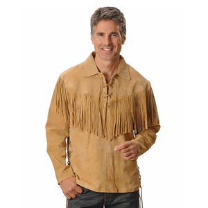 <span class=keywords><strong>Design</strong></span> personalizado Homens Camisas De Couro Desgaste Casual Alta Qualidade Preço Homem Camisa De Couro Marrom Para Venda fácil de usar camisas dos homens