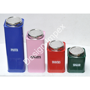 Nhiều màu hộp Cookie lọ giọng màu bột tráng bánh quy namkeen container kín lọ đi du lịch hộp hộp - Product Image 2