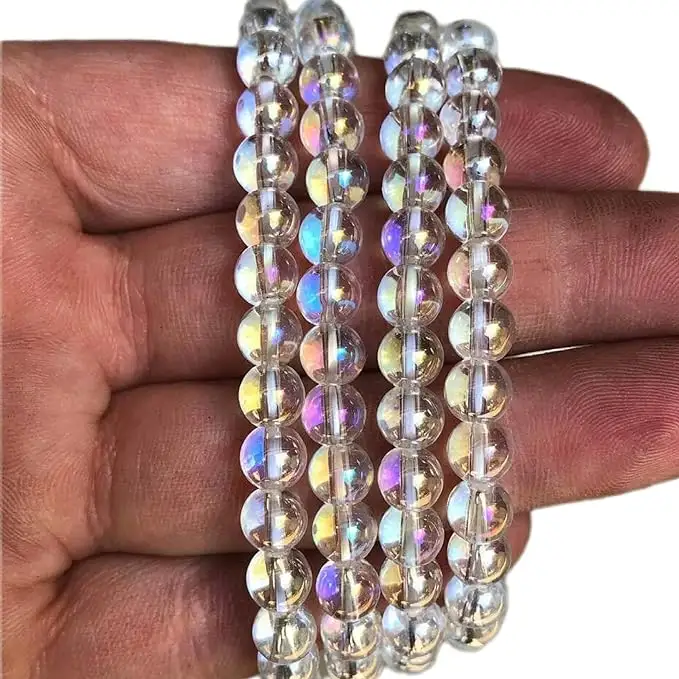 Armband Indian Aura Kristal Kraal Crystal Armband Natuurlijke Edelsteen Mode Sieraden Mannen En Vrouwen Cadeau Energie Meditatie Armbanden