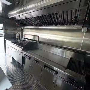 免费送货食品拖车小型简单设计食品推车比萨拖车卡车出售德国卡车泰国批发
