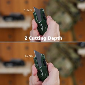 Nova EDC kart bıçak cep maket bıçağı, geri çekilebilir kutu kesici - Product Image 2