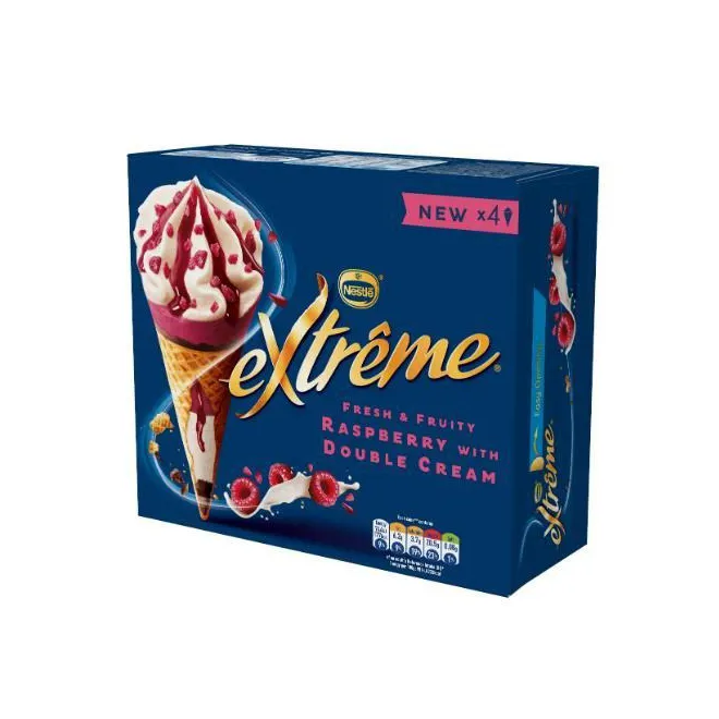 Crème glacée Nestlé-Fraise vanille extrême