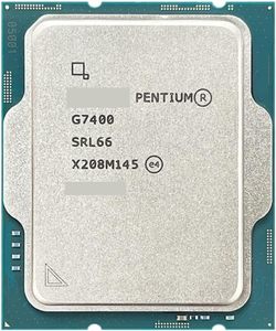 Desktop <strong>Processor</strong>,<strong>Intel</strong> Pentium Gold G7400 2 <strong>Cores</strong>, (Tray, Alder Lake Architecture, <strong>4</strong> Threads, 3.7GHz, LGA 1700,46W) - Product Image 1