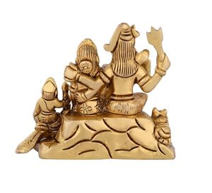 Antik Finish Shiva <span class=keywords><strong>Idol</strong></span> cilalı <span class=keywords><strong>Shivji</strong></span> Murti ile Parvati Kartikeya Ganesha gravür baskı ile ev dekor heykelcik