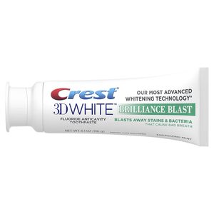 Crest 3 <strong>D</strong> White Brilliance <strong>Blast</strong> Whitening Toothpaste, Energizing Mint, 3 Count - Product Image 5