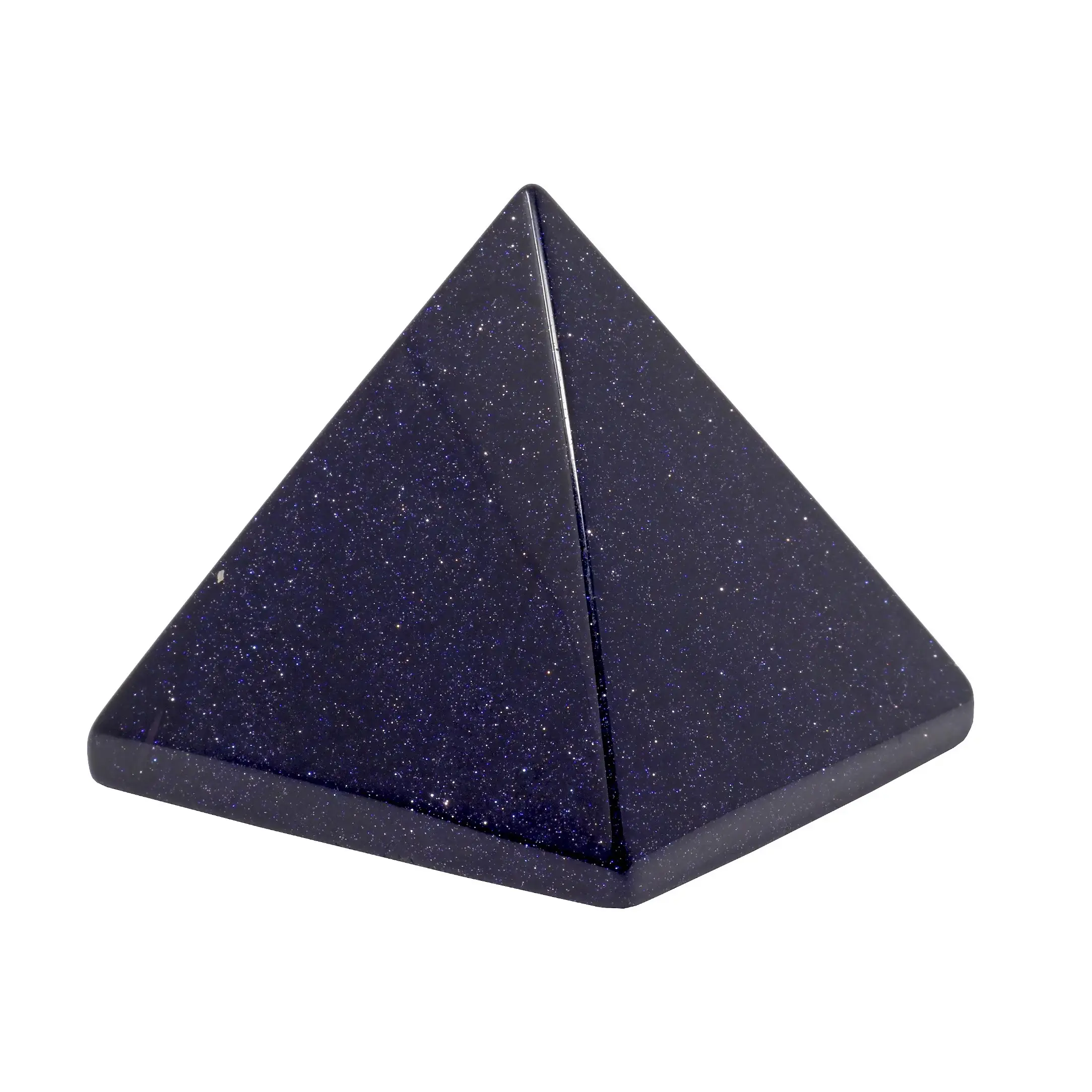 Hochwertige blaue Goldstein pyramide für Dekorations-und Heilung eigenschaften zum Großhandels preis erhältlich