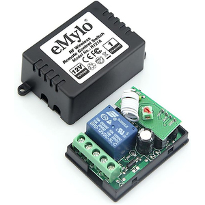 卸売1チャンネル433Mhz RFリレーワイヤレスコントロールスイッチリモートDC 12V 10A Max。現在のワイヤレスリモートスイッチレシーバー - Product Image 5