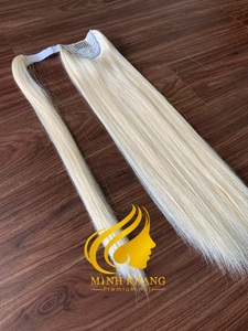 Evet inanılmaz saç bakmak için Viet Nam 100% gerçek insan saçı gelen Ponytails ücretsiz kargo dünya çapında - Product Image 5