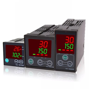 CMF802 Controlador de Temperatura PID Inteligente Digital de Pantalla Táctil LCD Económico Programable Automático de 8 Dígitos