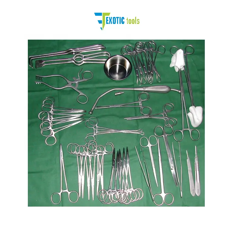 Conjunto de instrumentos de cirugía básica para cirugías generales, conjunto de instrumentos de calidad prémium para sala de operaciones, superventas