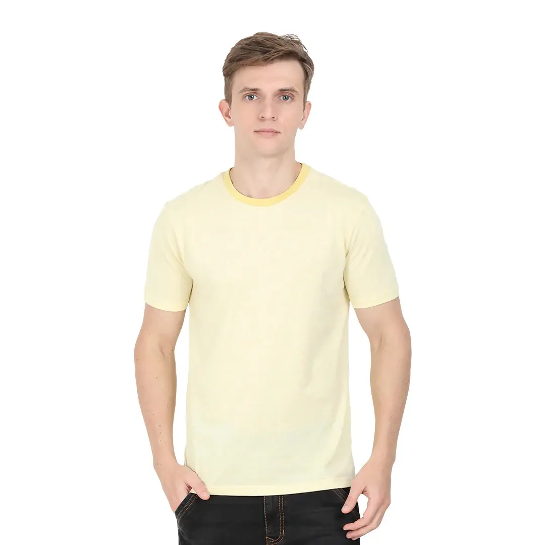 OEM Respirável Sublimação Round Neck Basic Heavyweight Qualidade Superior Gota Ombro T-shirt para Homens De Malha Turtleneck Formal