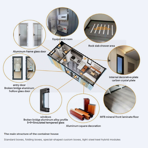 Tùy chỉnh internet-dịch vụ nổi tiếng kết cấu thép tiết kiệm chi phí thương mại ngoài trời quán cà phê, quán cà phê container nhà - Product Image 5