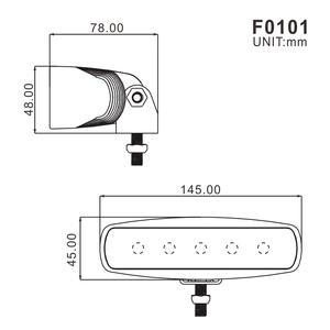 <strong>15W</strong> Slim Cool White <strong>Led</strong> Work Light <strong>12V</strong> 24V Aluminum <strong>Led</strong> Work Light Bar for ATV UTV Tractor ECE - Product Image 2