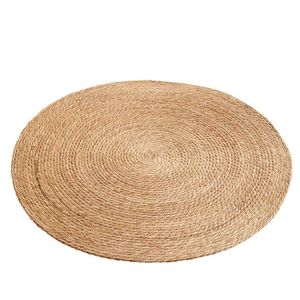 手工圆形藤条餐垫天然风信子柳条垫农家波西米亚圈编织耐热 - Product Image 1