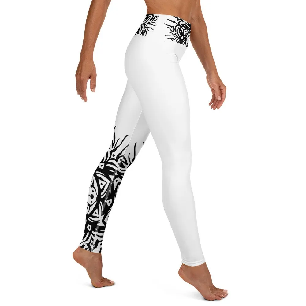 Nuevo estampado Floral de cintura alta Spandex yoga mujeres leggings Fitness outfit mujeres entrenamiento personalizado Yoga medias Leggings para mujeres