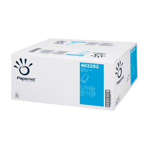 Papernet Folded <strong>Towel</strong> 402292, V-fold, <strong>2</strong>-<strong>ply</strong>, Cellulose - Cardboard Box (15 Packs) (alternative 421567) - Product Image 1