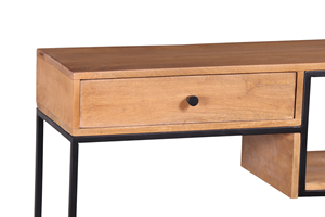 <strong>Multi</strong> <strong>Functional</strong> Removable Kitchen Side <strong>Table</strong> with Storage Drawers and Shelves Ideal for Modern Home Organization Needs - Product Image 6