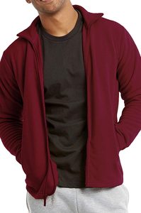 优质定制男士户外微涤纶摇粒绒夹克立领拉链冬季保暖套头衫 - Product Image 5