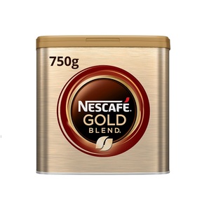 NESCAFE Золотая смесь растворимого кофе 750 г олово-Nescafe оригинальный Средний кофейный кейс гранулы 750 г
