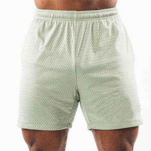 スポーツショーツ男性用バスケットボールフィットネスジョガーランニングワークアウトメッシュショーツアスレチックストリートウェアカスタムロゴ付き