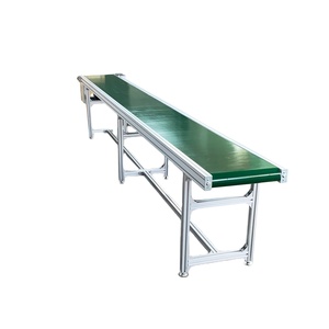 Pequeña cinta transportadora inclinada de PVC industrial de acero inoxidable, sistemas de precios, máquina transportadora de cinta de descarga de carga de camiones - Product Image 1