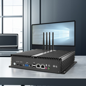 J1900 i5-1135G compatto I3 i5 i7 Fanless Box PC Dual Ethernet LAN SIM WiFi 16GB Quad Mini Computer industriale nuovo robusto - Product Image 2