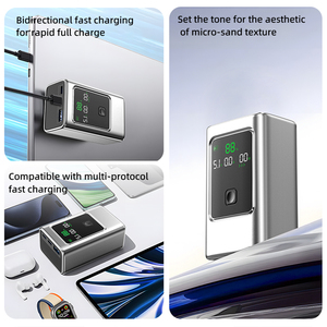 סופר נייד 100w 10000mah בנק כוח 20000mah עם USB TYPE-C usb 35w תפוקות טעינה מהירה מטען נייד