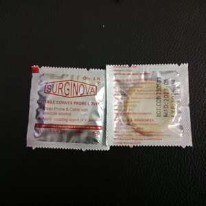Surginova無菌凸プローブカバー超音響ラテックス無菌凸プローブカバー膣プローブカバー無菌