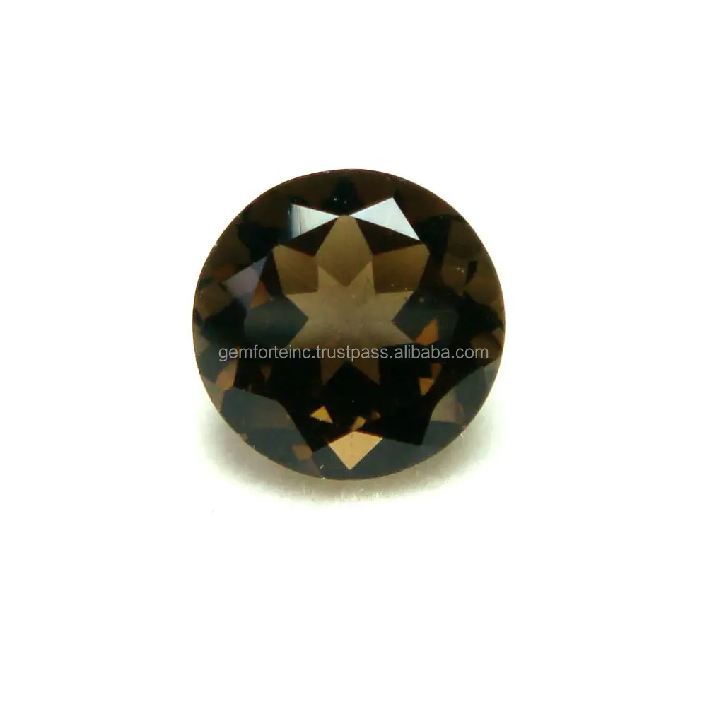 Brown Smoky Quartz Round Gemstone 12x12MM Natural Gemstone Making Jewelry DIY Pendant Bracelet Earring Loose Brown Smoky Stone