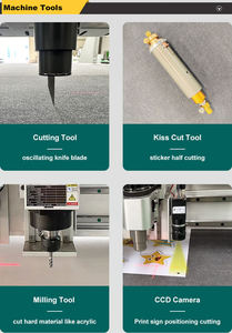 เครื่องตัดสติกเกอร์ CCD เครื่องตัดดิจิตอลสำหรับบอร์ด KT - Product Image 3