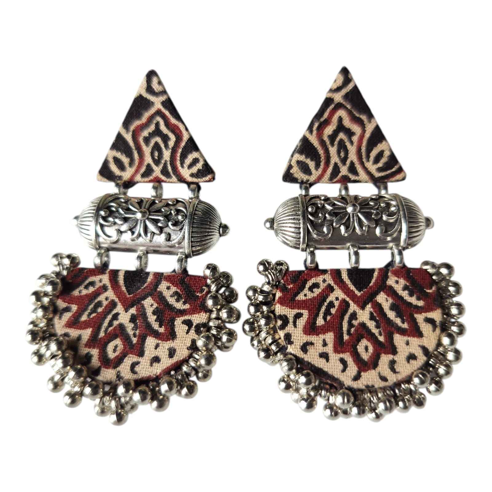 Deep Red/Maroom And Black