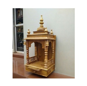 Wooden <strong>Mandir</strong> for <strong>Pooja</strong> Room That Blends Devotion Elegance and Tradition to Create a Divine and Peaceful Space for Worship - Product Image 5