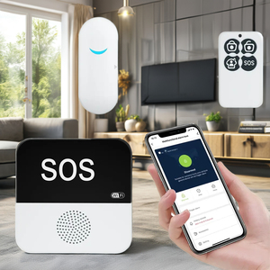 Sistema de alarma de seguridad para el hogar RF + WiFi con aplicación de control remoto ABS Cobertura mejorada Sensores de puerta/ventana Uso en interiores - Product Image 2
