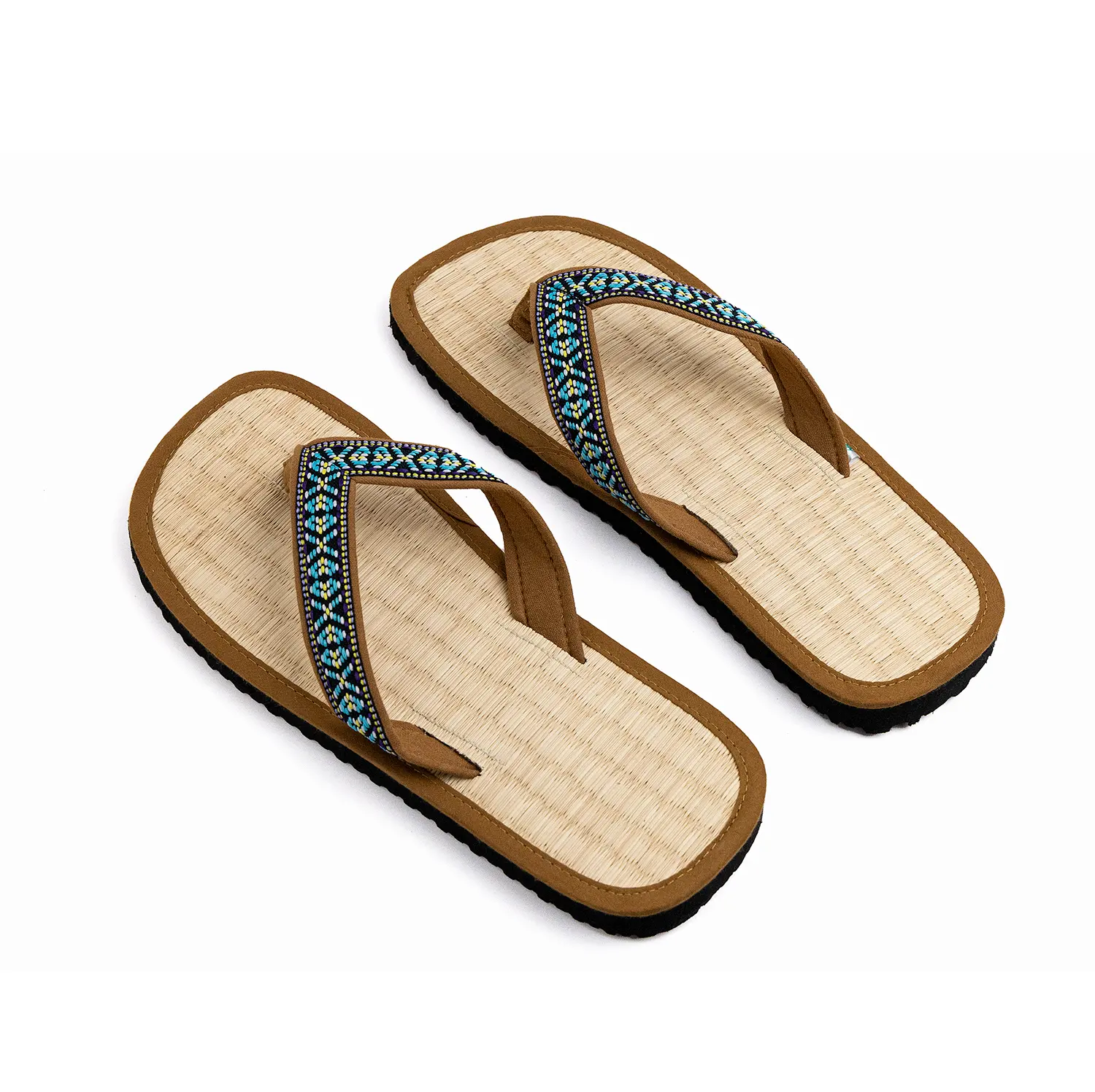 Sandalias hechas a mano para la belleza de la canela, sandalias resistentes para viajes, ayuda para la playa para masajear los pies, debe comprar 100%