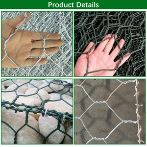 <strong>Factory</strong> Price Woven <strong>Hexagonal</strong> Wire <strong>Netting</strong> Iron Wire Mesh 3.0mm Gabion Rock Boxes for River Mattresses - Product Image 3