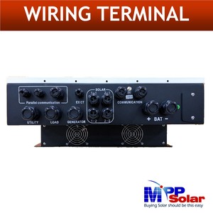 LVX6048WP 6kw 48v 120v 240v MPPソーラーMPPTソーラー充電器120A最大PV入力600 VDCハイブリッドソーラーインバータ2 PV入力IP65 BMS sup - Product Image 4