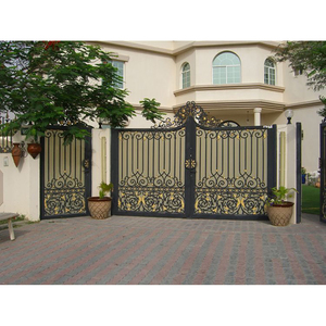 Tiêu chuẩn cao OEM tùy chỉnh trong nhà rèn sắt chính cổng hàng rào thiết kế cho ngôi nhà nhỏ - Product Image 5