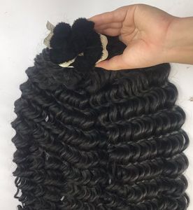 Üst derin dalga toplu sınıf Vietnam kalite toplu Remy saç ekleme 1B bakire manikür hizalanmış kıvırcık gevşek derin dalga tarzı - Product Image 2